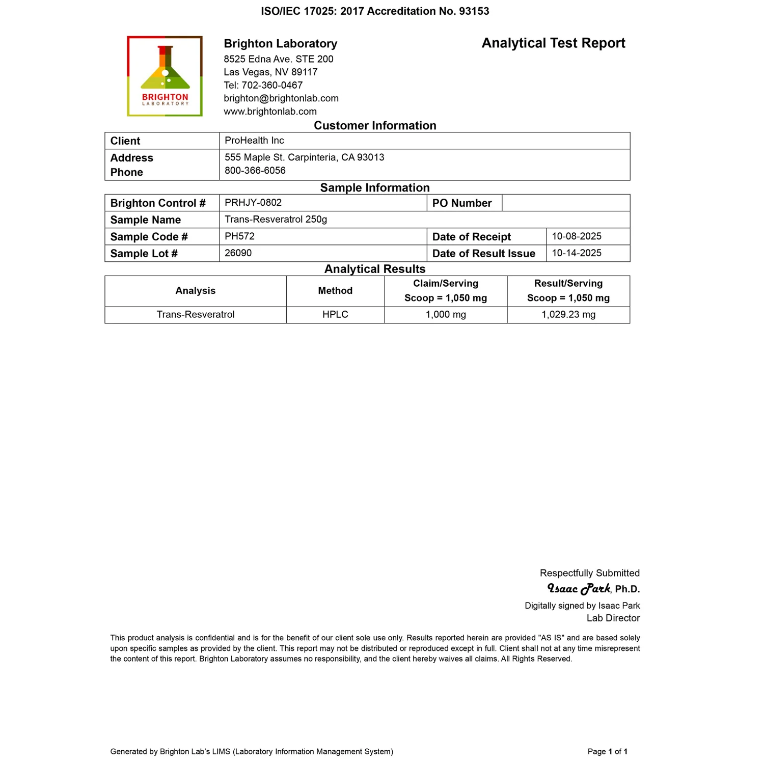 Trans-Resveratrol Pure Micronized Powder - 250 grams - Image 3