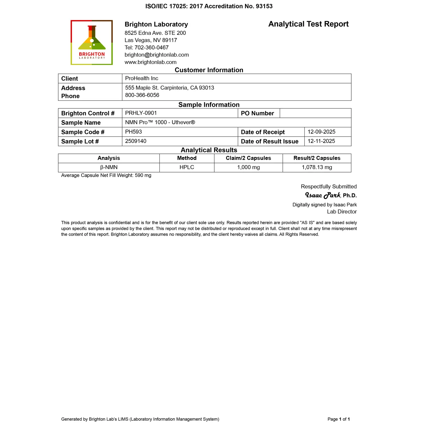 NMN Pro 1000™ - Uthever® NMN, 1000 mg per serving, 60 capsules - Image 3