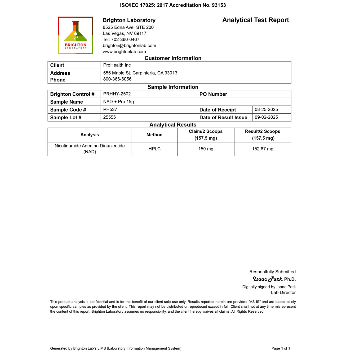 NAD+ Pro Powder - 15 grams - Image 3