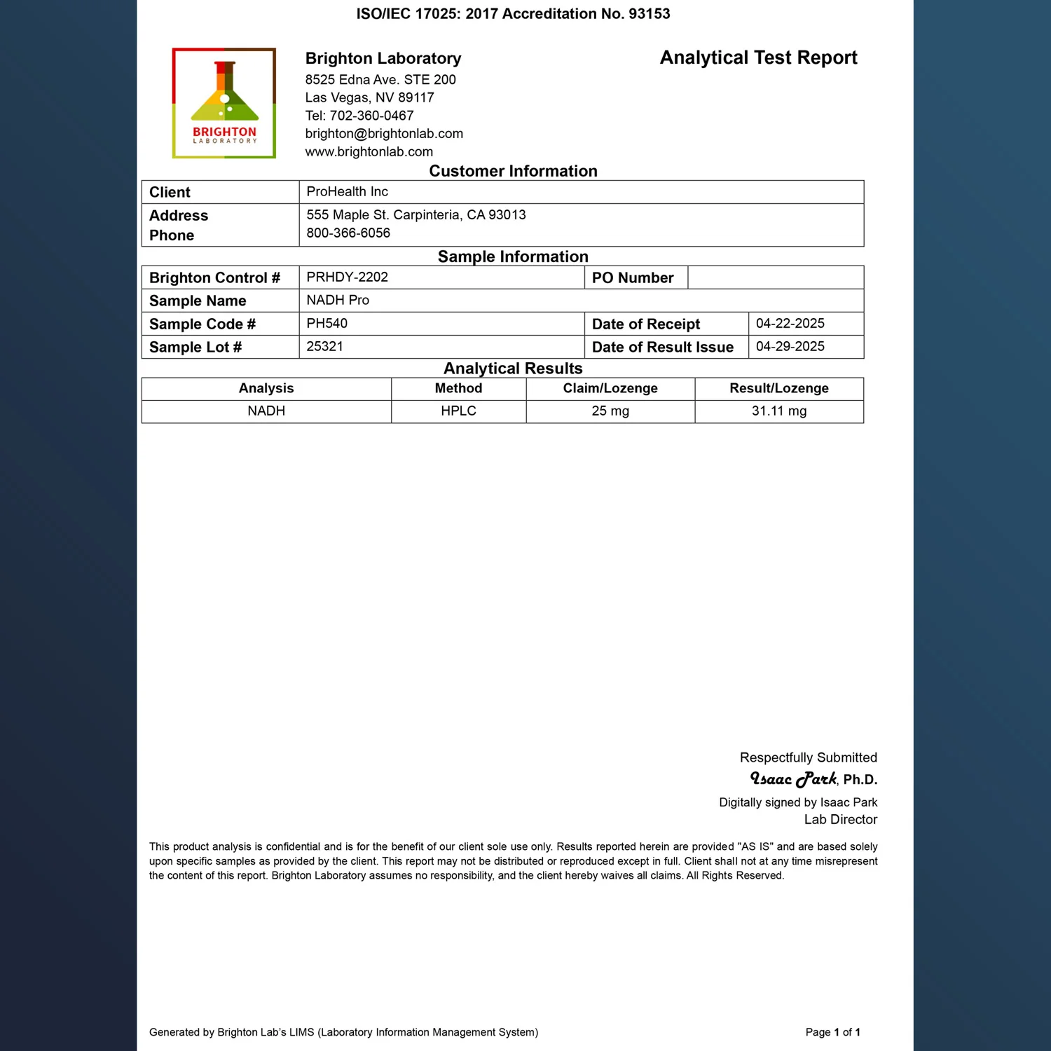 NADH Pro - 25 mg - 60 Lozenges - Image 3