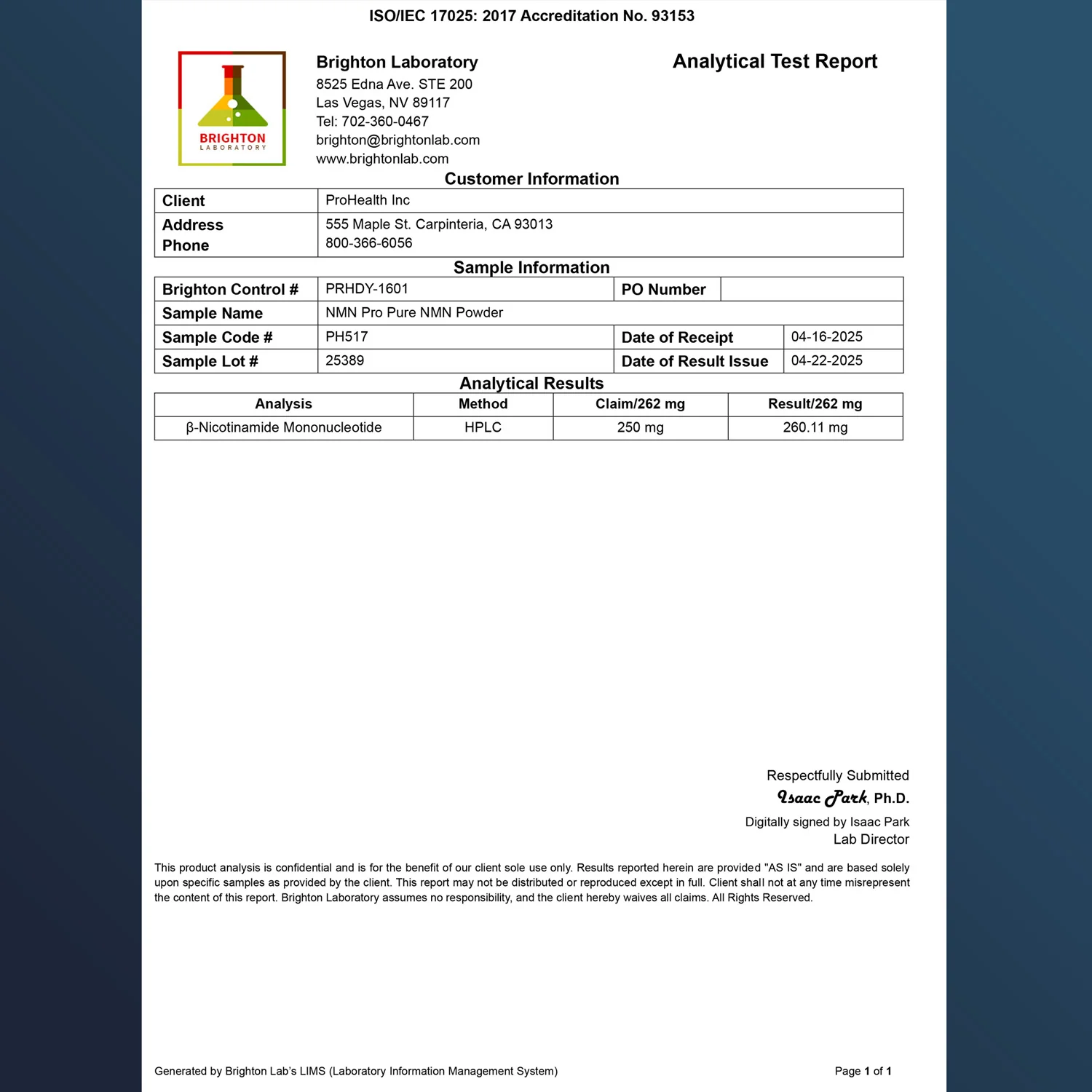 NMN Pro™ Powder - Uthever NMN, 15 Grams - Image 3