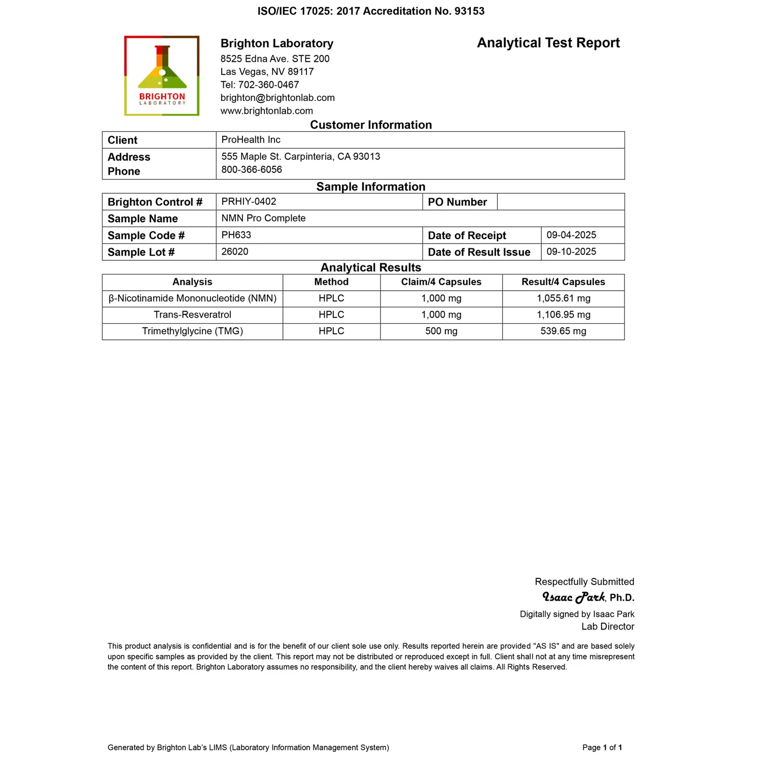 NMN Pro™ Complete Capsules - 120 Capsules - Image 3