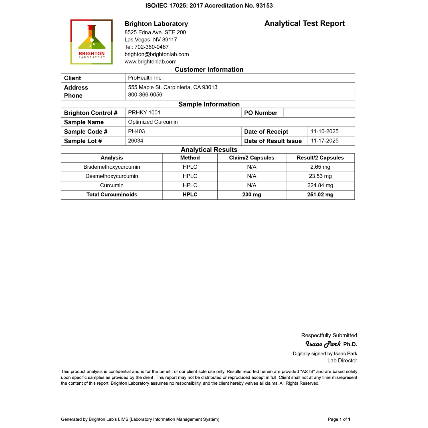Optimized Curcumin Longvida® - 1000 mg per serving, 60 capsules - Image 3